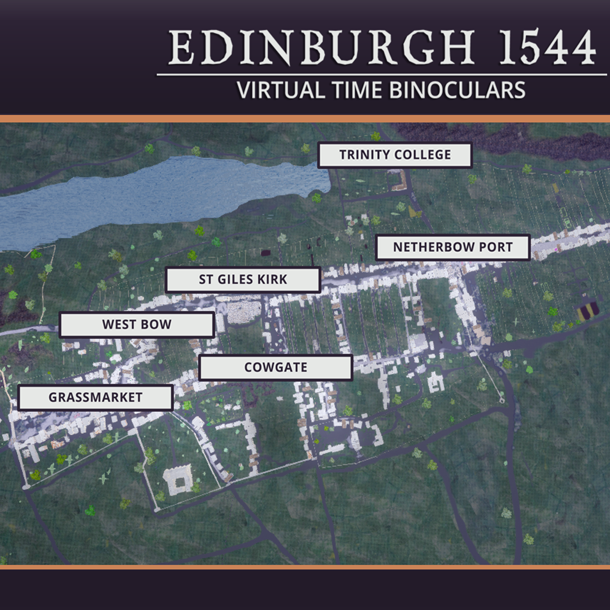 Edinburgh 1544 App - Map